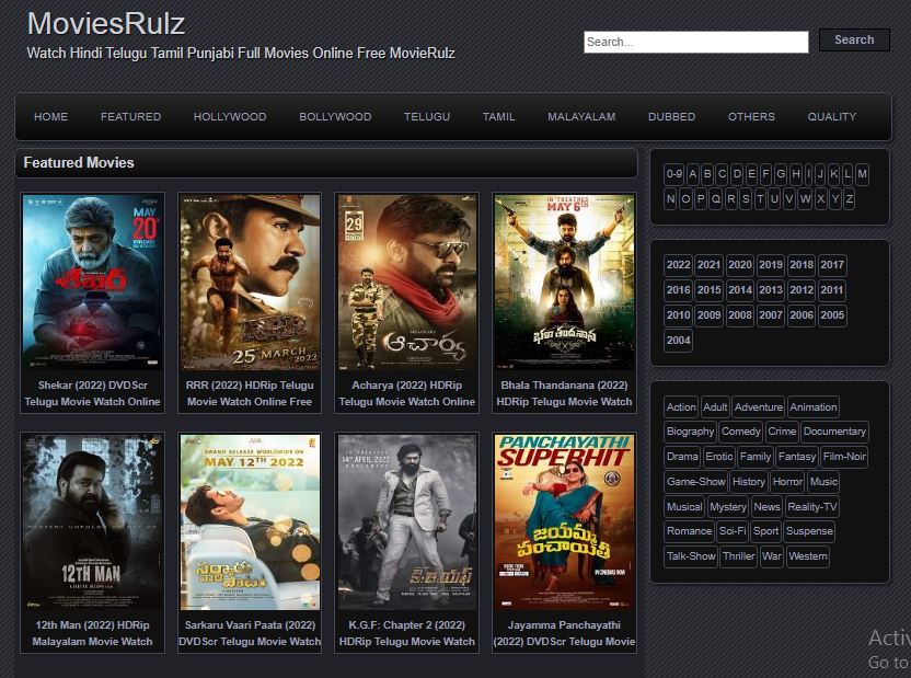 Movierulz: Watch latest Bollywood, Hollywood Movies - Movierulztv