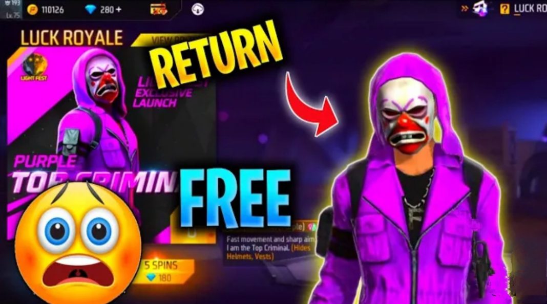 How to get Purple Criminal Bundle in Free Fire